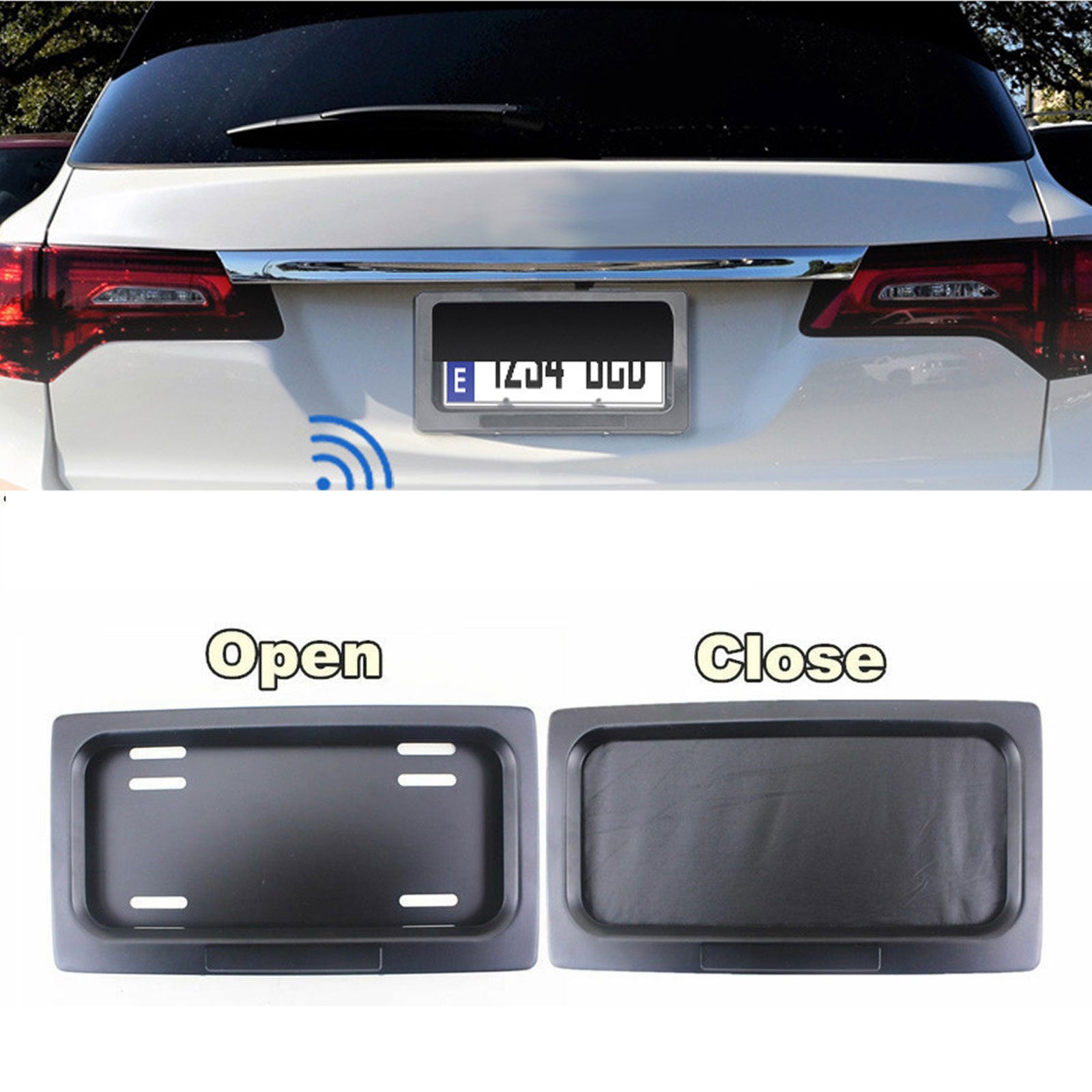 Electronic USA Car License Plate Holder