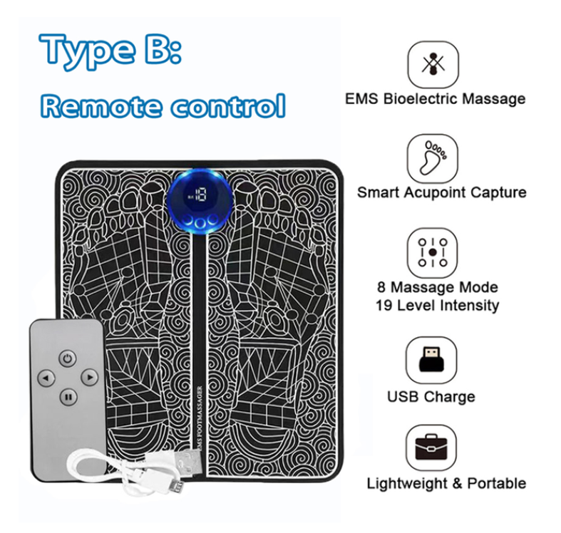 Euphology EMS Foot Massager Pain Relief Pad