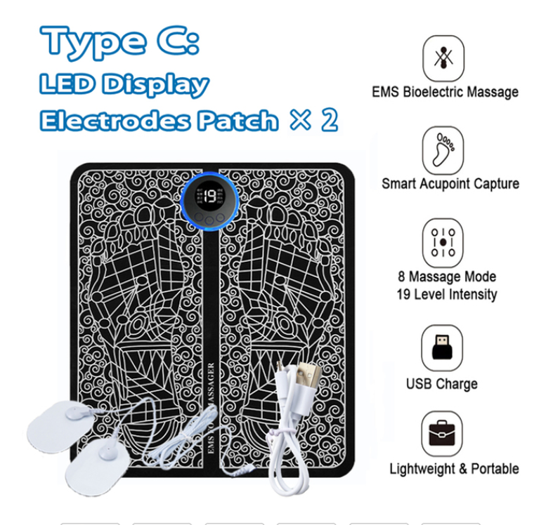 Euphology EMS Foot Massager Pain Relief Pad