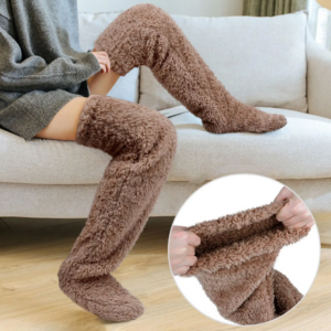 Fuzzy Legs Sock Slipper