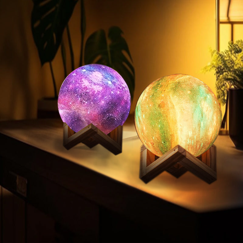 Glowsco Galaxy Moon Lamp