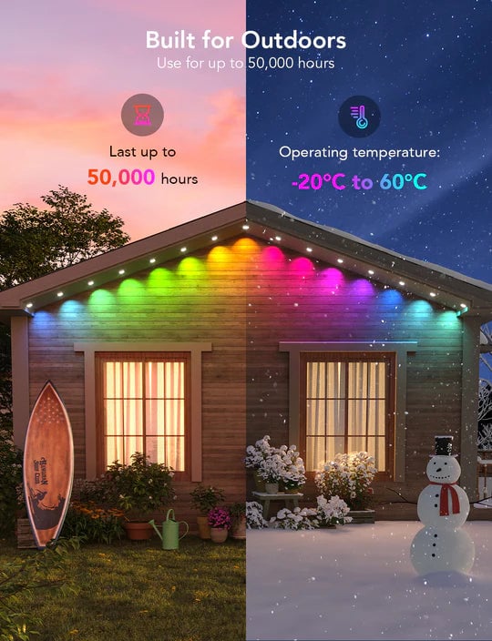 Halloween Sale 48% OFF - Wi-Fi Bluetooth Smart Led rgbic for outdoor