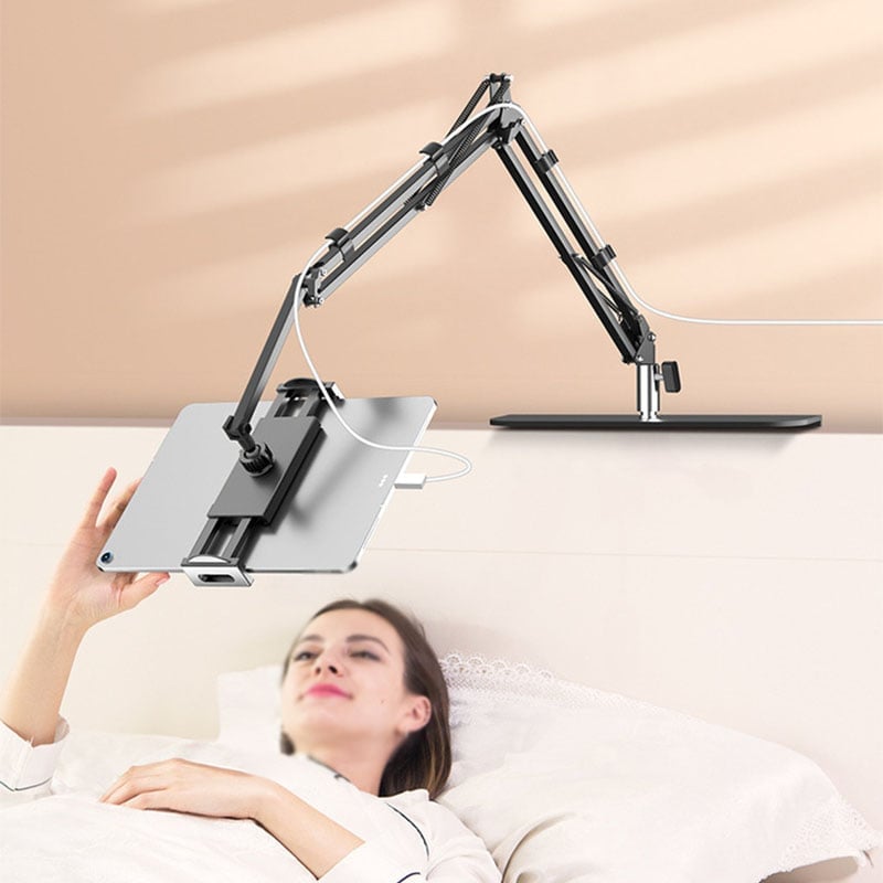 Hidden Bedside Phone Tablet Holder Retractable