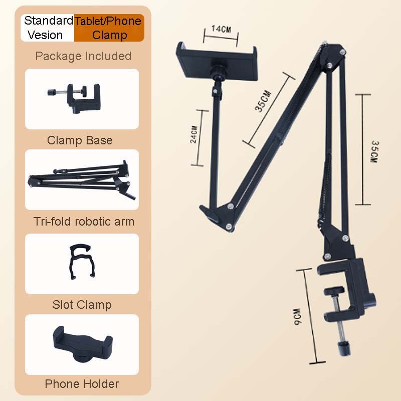 Hidden Bedside Phone/Tablet Holder Retractable