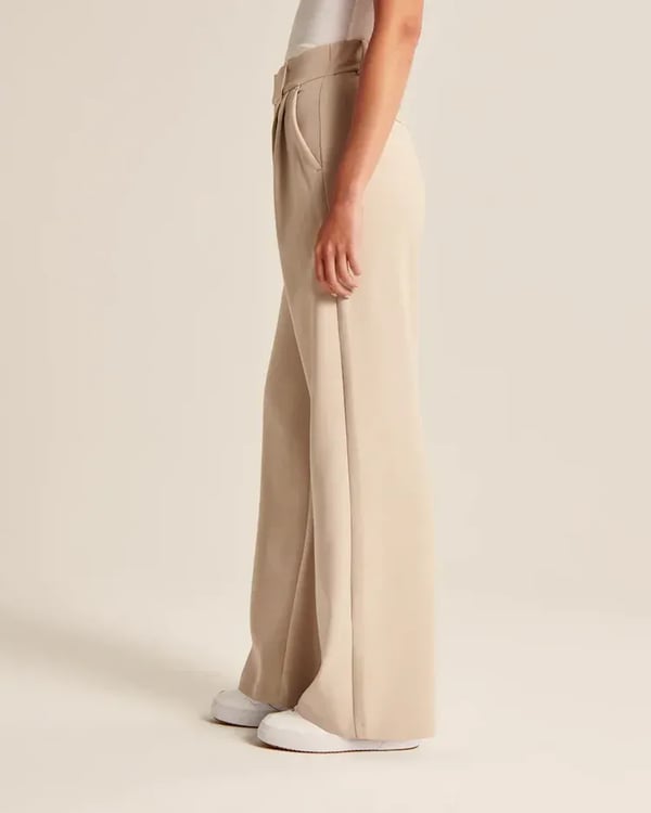 High Waist Tailored Wide Leg Pants (Buy 2 Free Shipping)