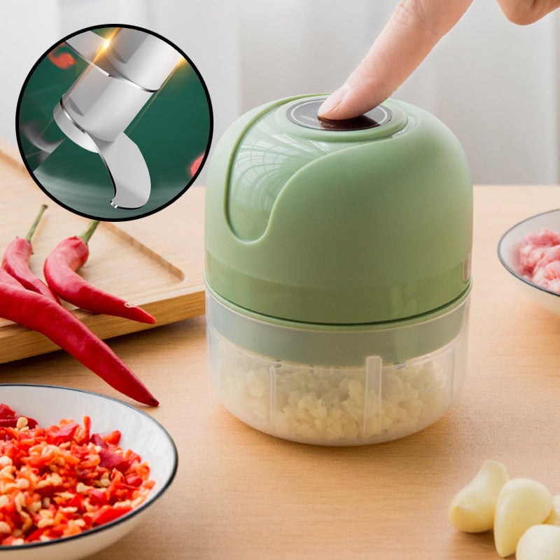 (Hot Promotion 49% OFF) USB Rechargebale Electric Garlic Grinder