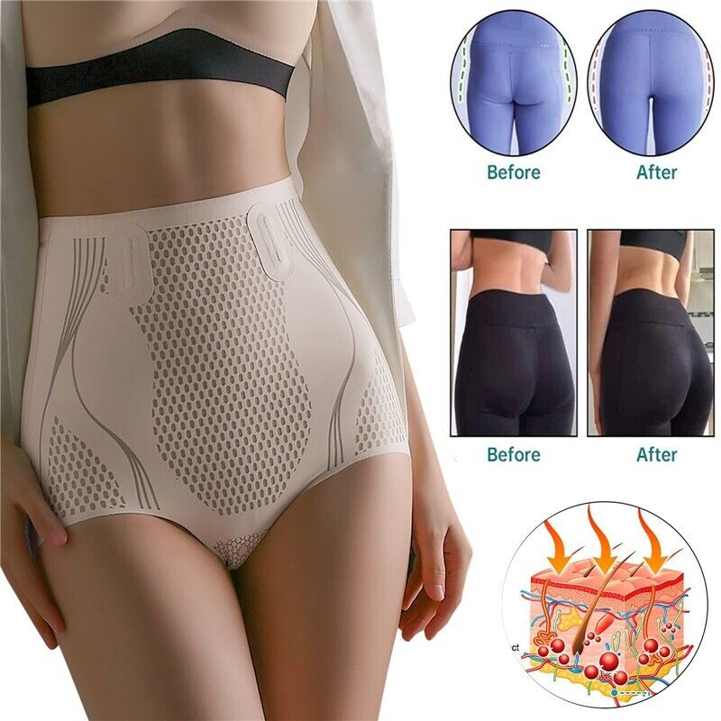 Ice Silk Ion Fibre Repair Shaping Shorts, Tummy Control Underpants