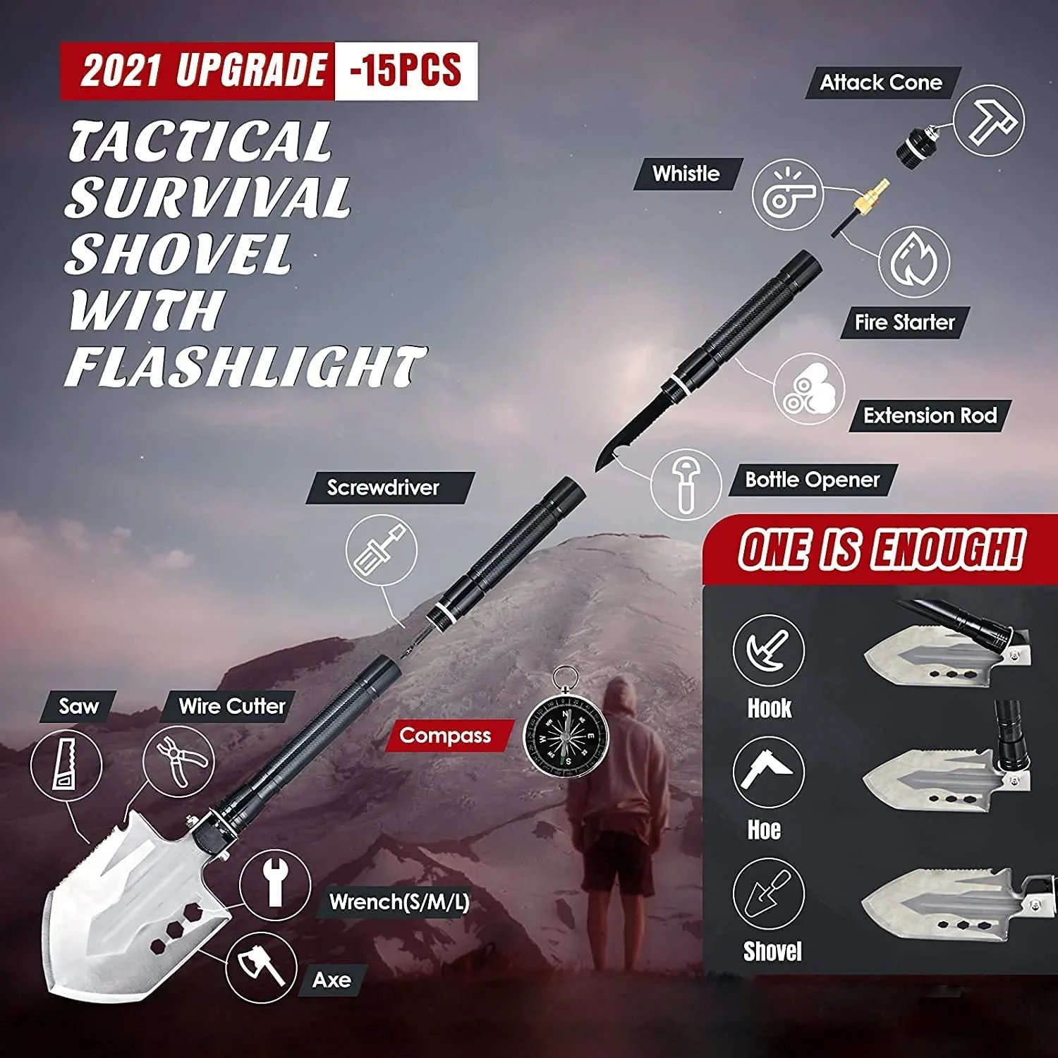 Indestructible Survival Shovel