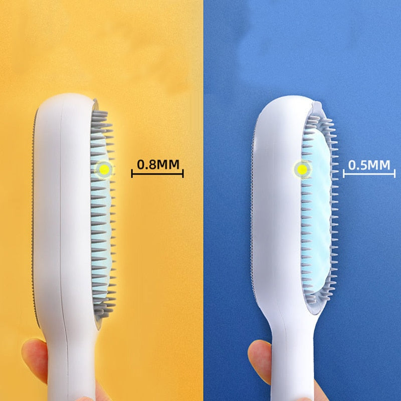 Innovative Pet Hair Detangling Comb with Integrated Water Tank