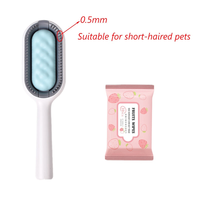 Innovative Pet Hair Detangling Comb with Integrated Water Tank