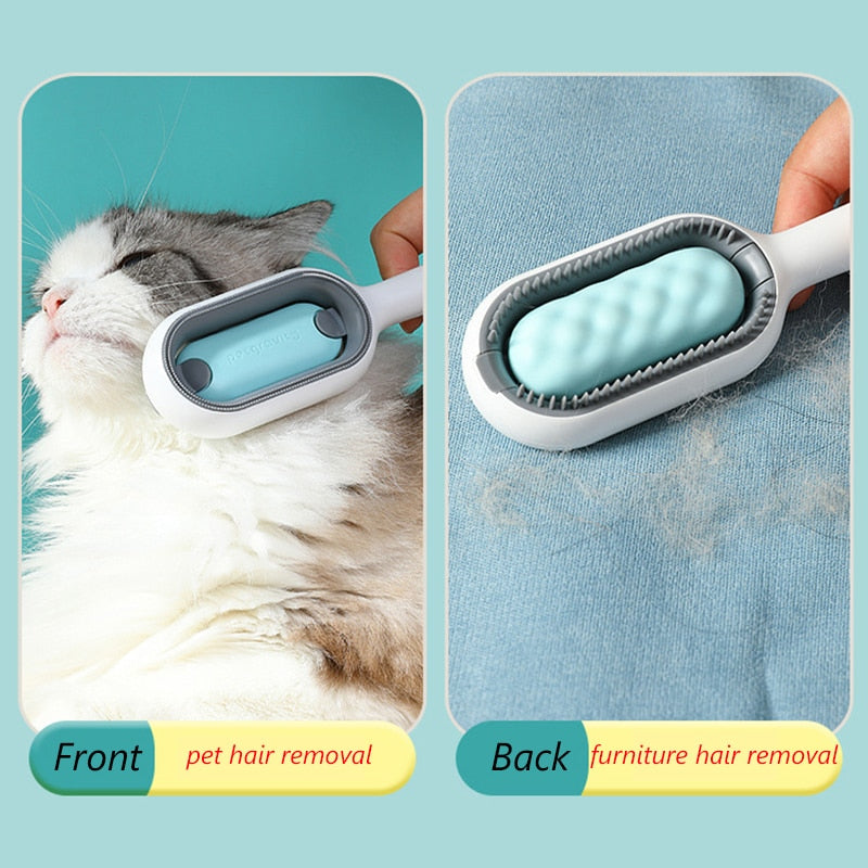 Innovative Pet Hair Detangling Comb with Integrated Water Tank