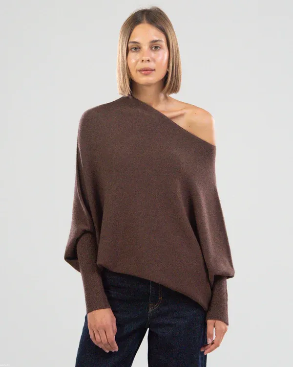 JAKI Asymmetric Draped Jumper