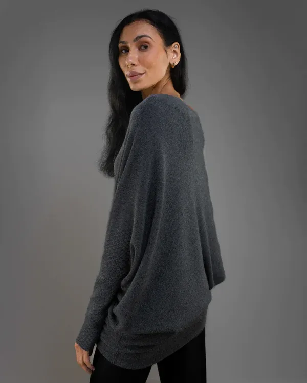 JAKI Asymmetric Draped Jumper