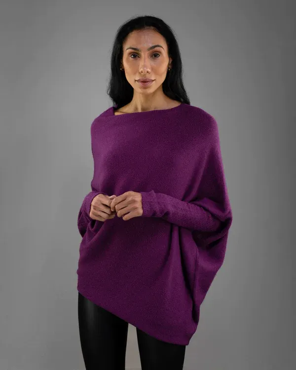 JAKI Asymmetric Draped Jumper