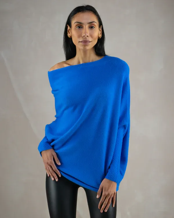 JAKI Asymmetric Draped Jumper