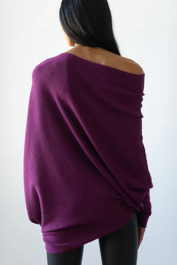 JAKI Asymmetric Draped Jumper