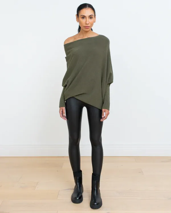 JAKI Asymmetric Draped Jumper