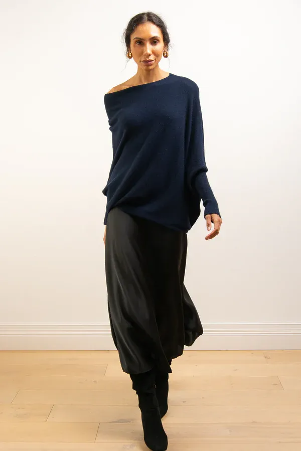 JAKI Asymmetric Draped Jumper