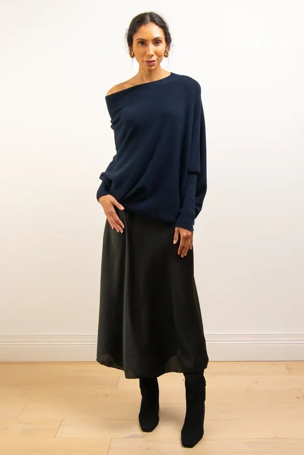 JAKI Asymmetric Draped Jumper