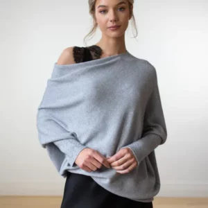 JAKI Asymmetric Draped Jumper