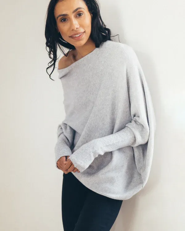 JAKI Asymmetric Draped Jumper