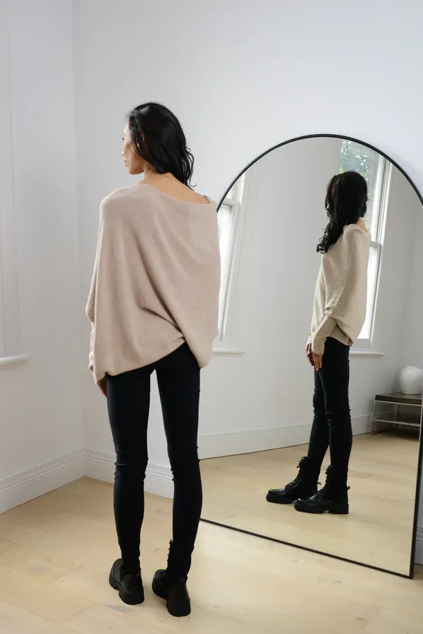 JAKI Asymmetric Draped Jumper