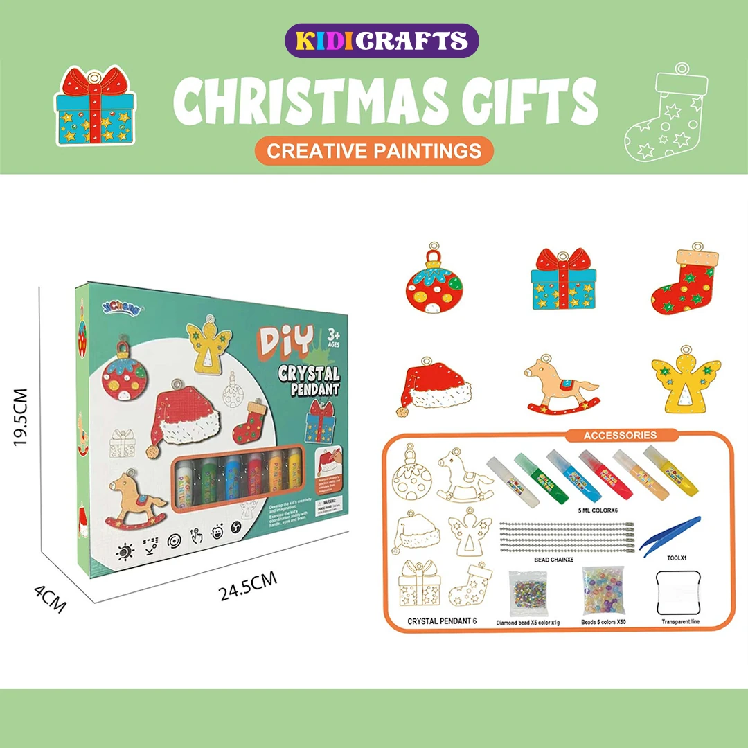 KidiCrafts - Early Christmas Sale - DIY Crystal Paint Arts and Crafts Set