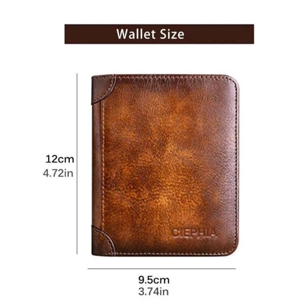 Last Day 49% OFF - Multi-functional RFID Blocking Waterproof Durable Genuine Leather Wallet