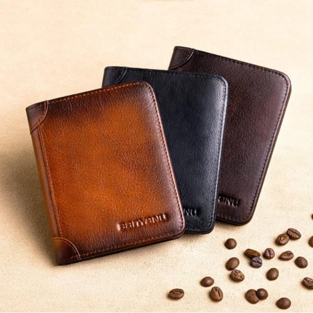 Last Day 49% OFF - Multi-functional RFID Blocking Waterproof Durable Genuine Leather Wallet