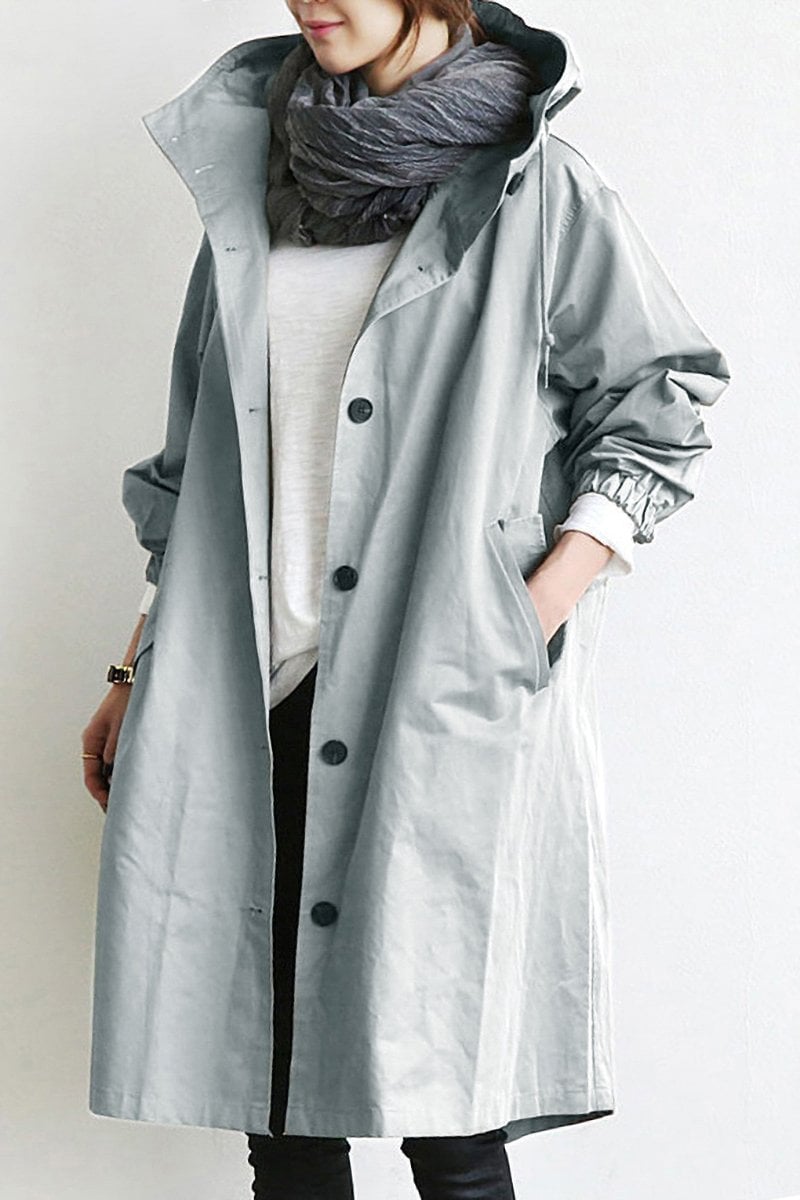 Last Day 49%OFF - Hooded Trench Coat