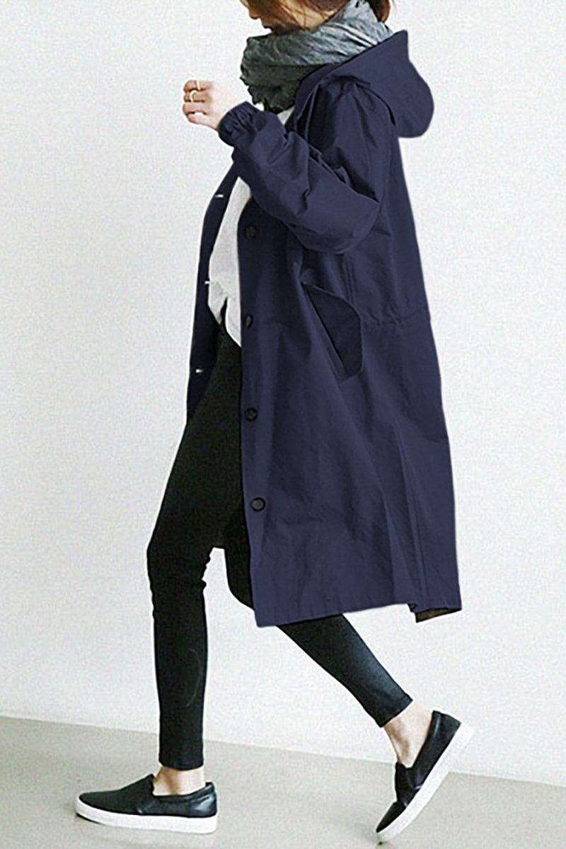 Last Day 49%OFF - Hooded Trench Coat