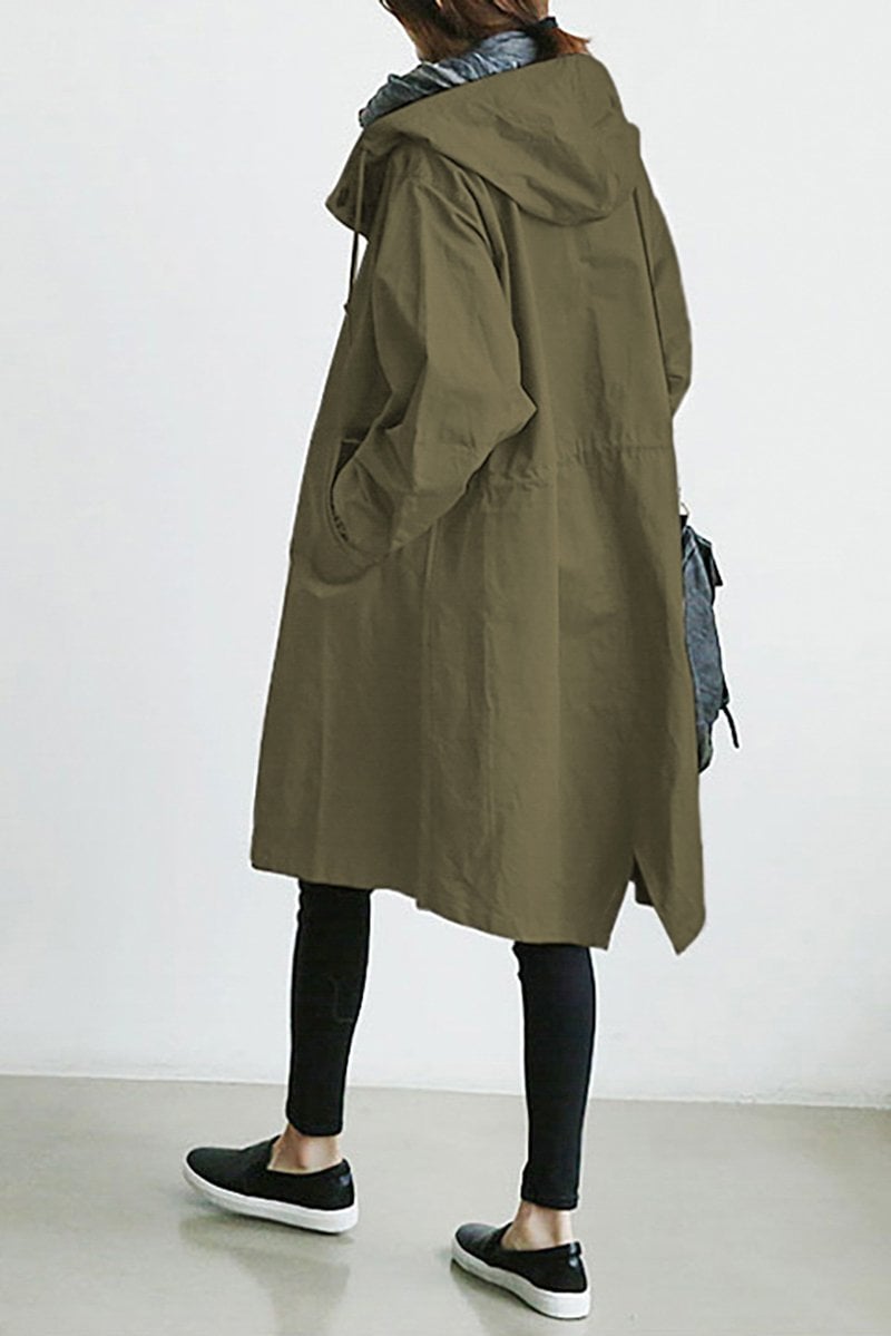 Last Day 49%OFF - Hooded Trench Coat