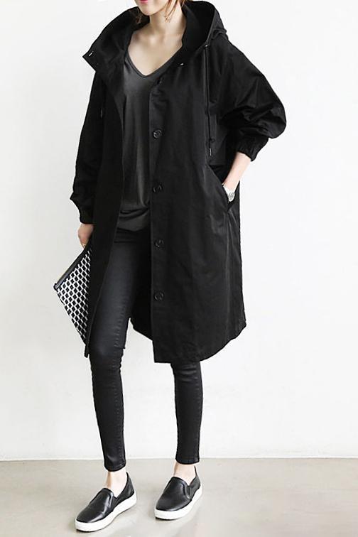 Last Day 49%OFF - Hooded Trench Coat