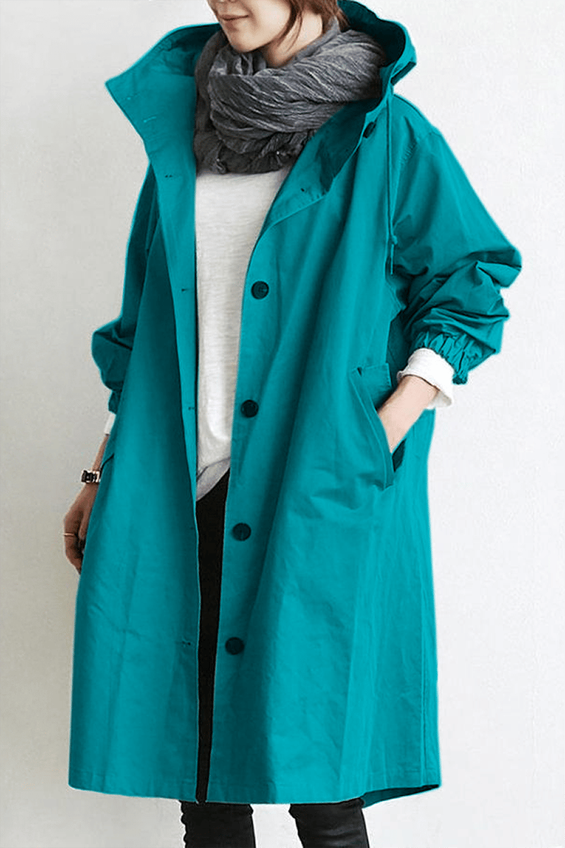 Last Day 49%OFF - Hooded Trench Coat