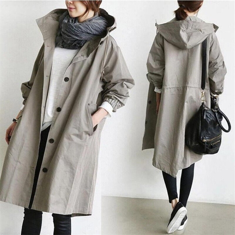 Last Day 49%OFF - Hooded Trench Coat