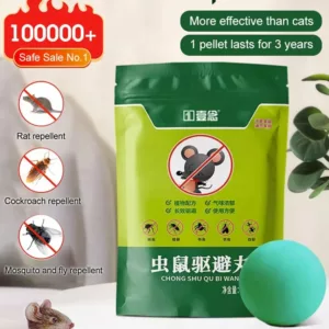 Last Day 50% OFF - One pellet lasts for one year! Rodent and insect repellent sphere