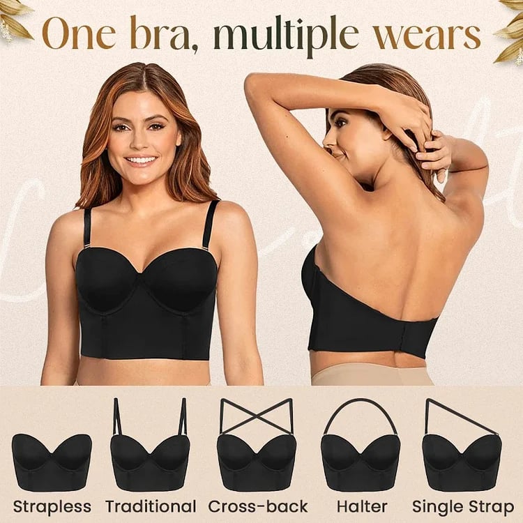 (LAST DAY 50% OFF) LOW BACK STRAPLESS BRA  - BUY 2 GET EXTRA 10% OFF