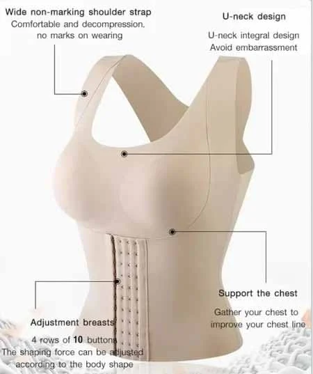 Last Day 70%OFF -3-in-1 Waist Trainer Bra