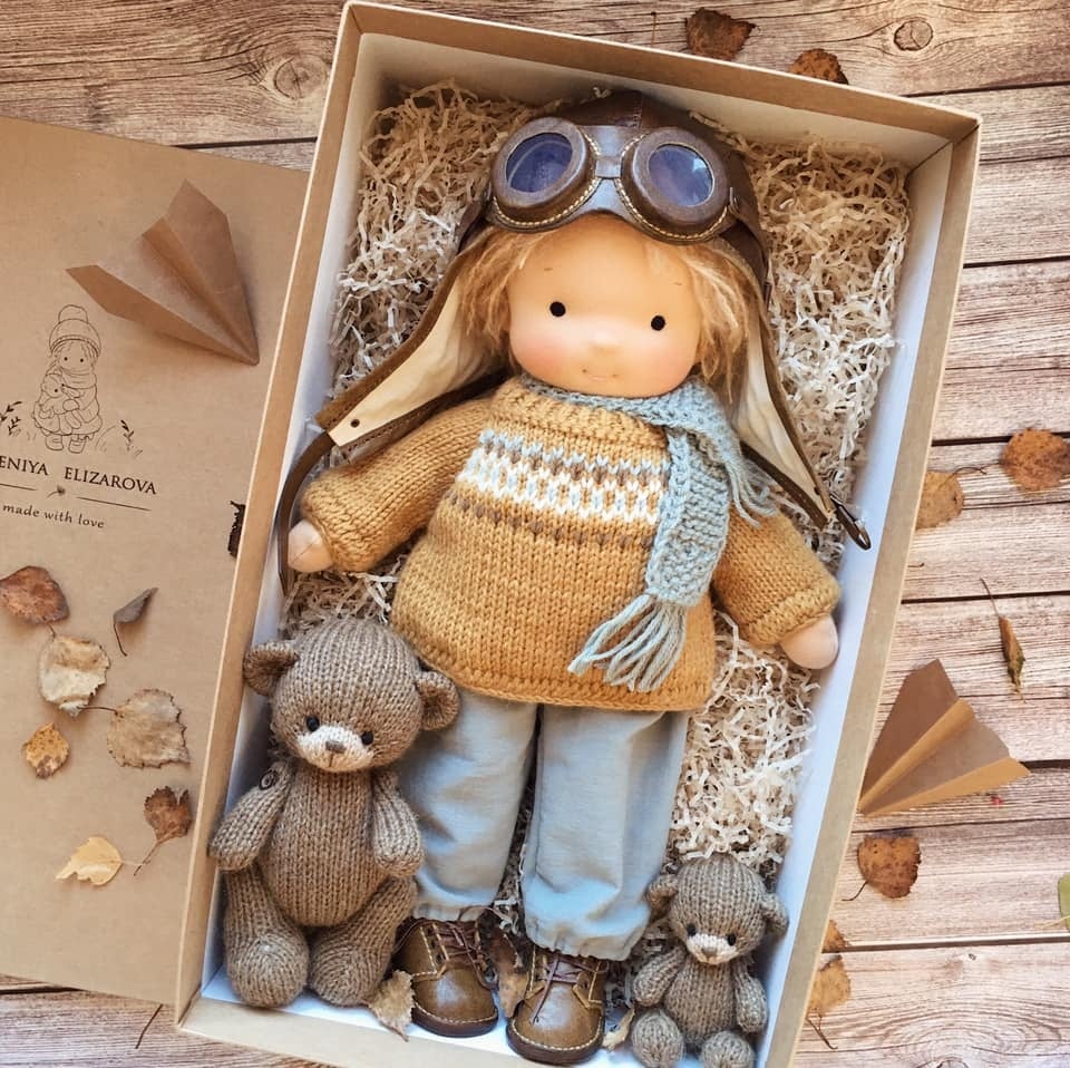 Last Day 75%OFF - Handmade Waldorf Doll - Elena