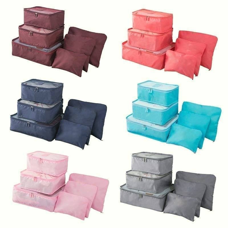 LAST DAY HOT SALE 49% OFF - 6 pieces portable luggage packing cubes