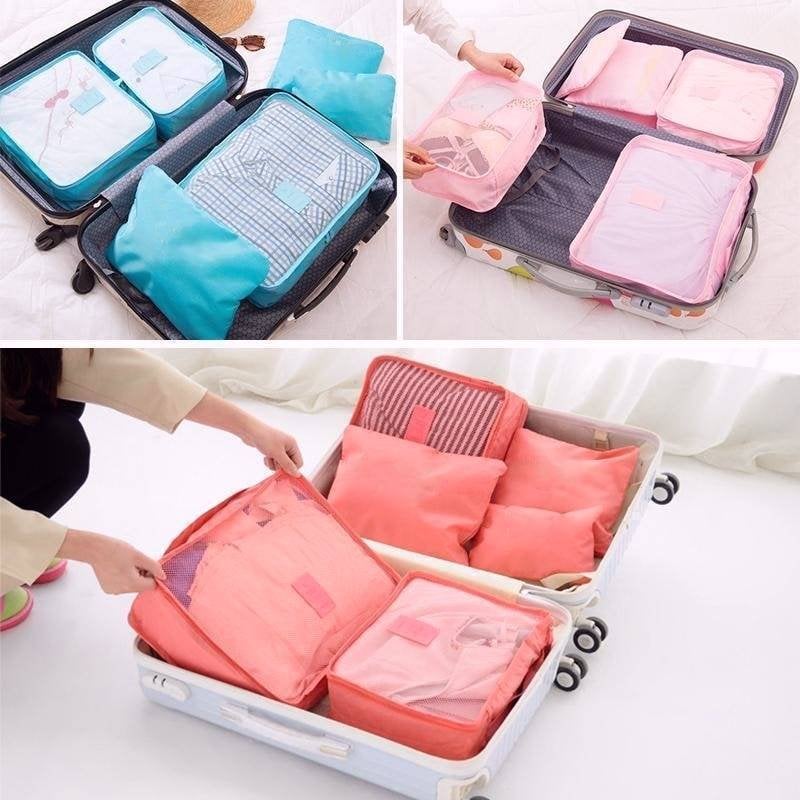 LAST DAY HOT SALE 49% OFF - 6 pieces portable luggage packing cubes