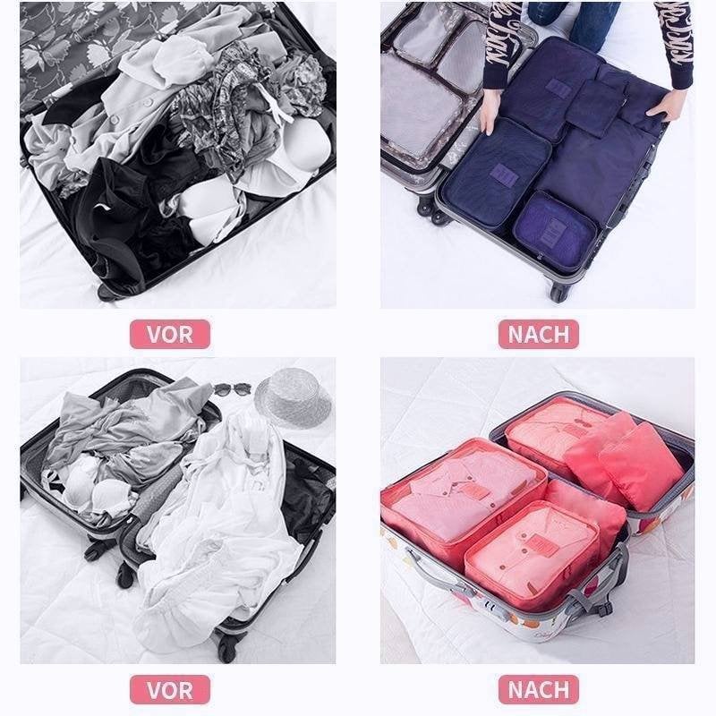 LAST DAY HOT SALE 49% OFF - 6 pieces portable luggage packing cubes