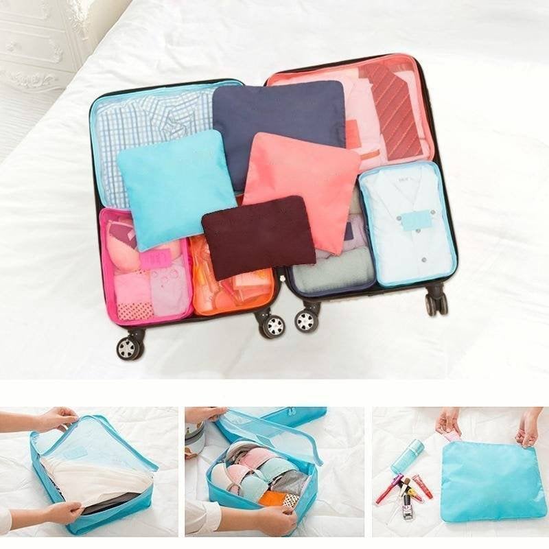 LAST DAY HOT SALE 49% OFF - 6 pieces portable luggage packing cubes