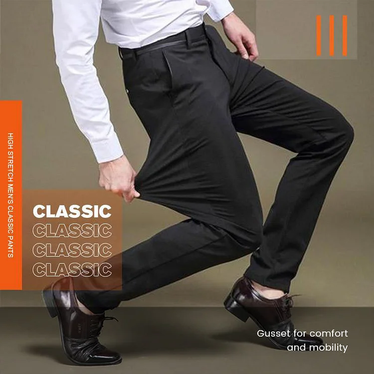 Last day promotion 50% off - Men's High Stretch Classic Pants