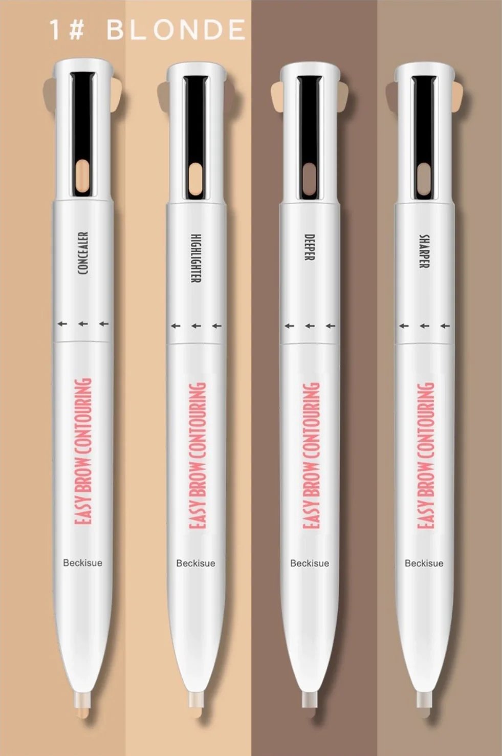 Last Day Promotion- Save 50% - 4 in 1 Brow Contour Highlight Pen