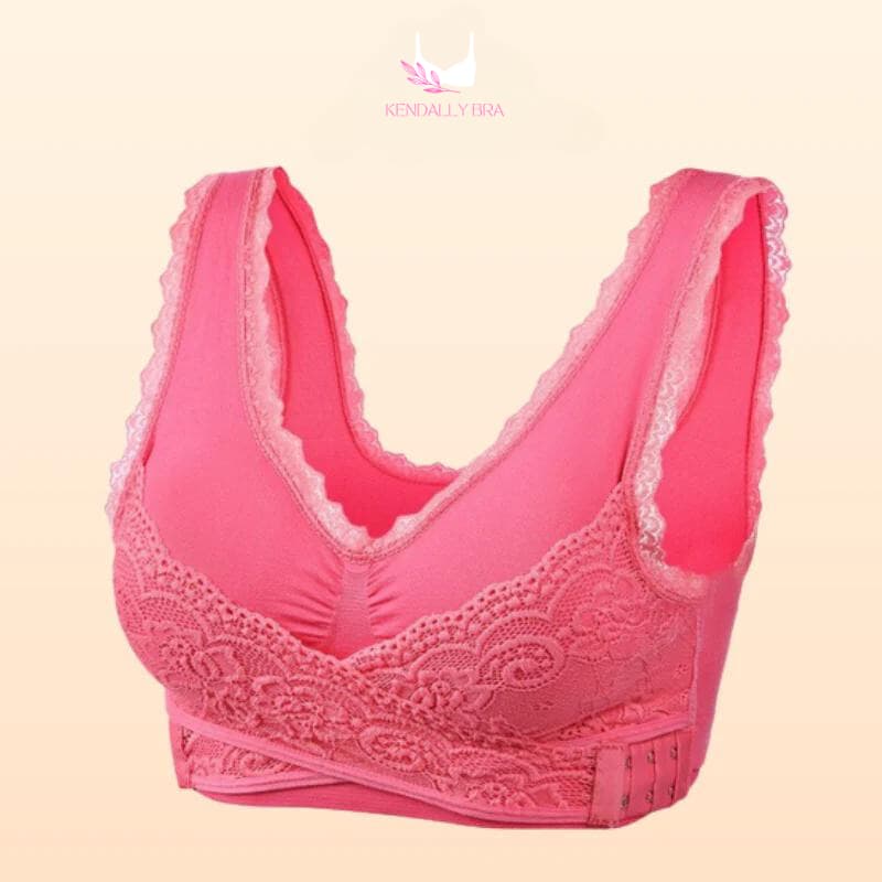 LAST DAY SALE 49% - Comfy Corset Adjustable Bra Front Cross Side Buckle Lace Bras