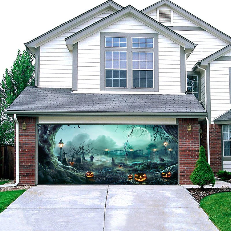 Last Day Sale 49% OFF - Halloween 2023 Garage Door Decoration