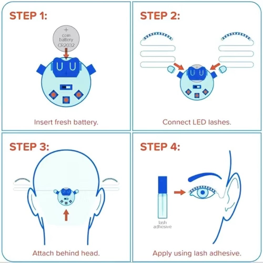 LED FLASHING EYELASHES