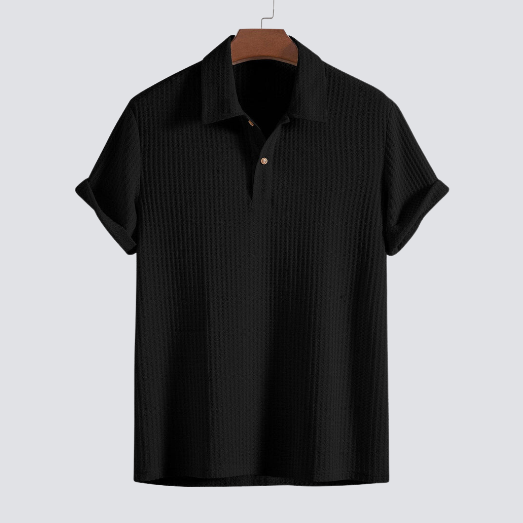 Lorenzo Waffle Knit Polo