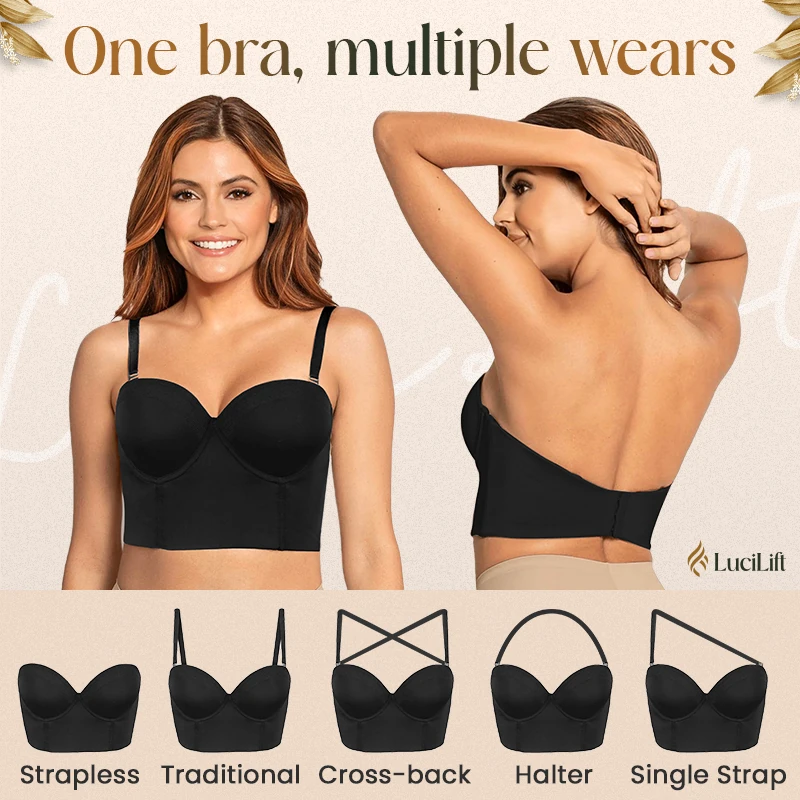 LuciLift - Low Back Strapless Bra